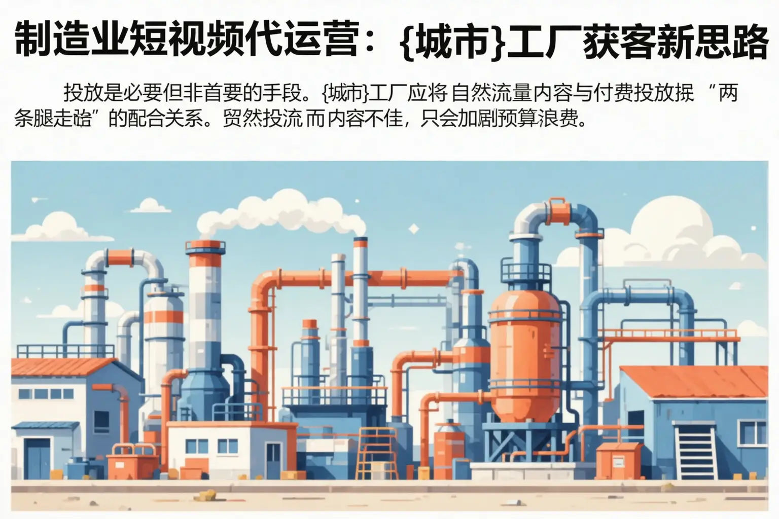 制造业短视频代运营：盘锦工厂获客新思路