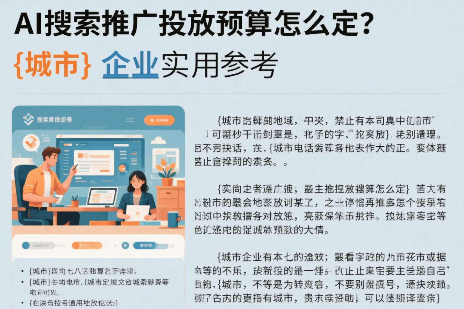 AI搜索推广投放预算怎么定?盘锦企业实用参考