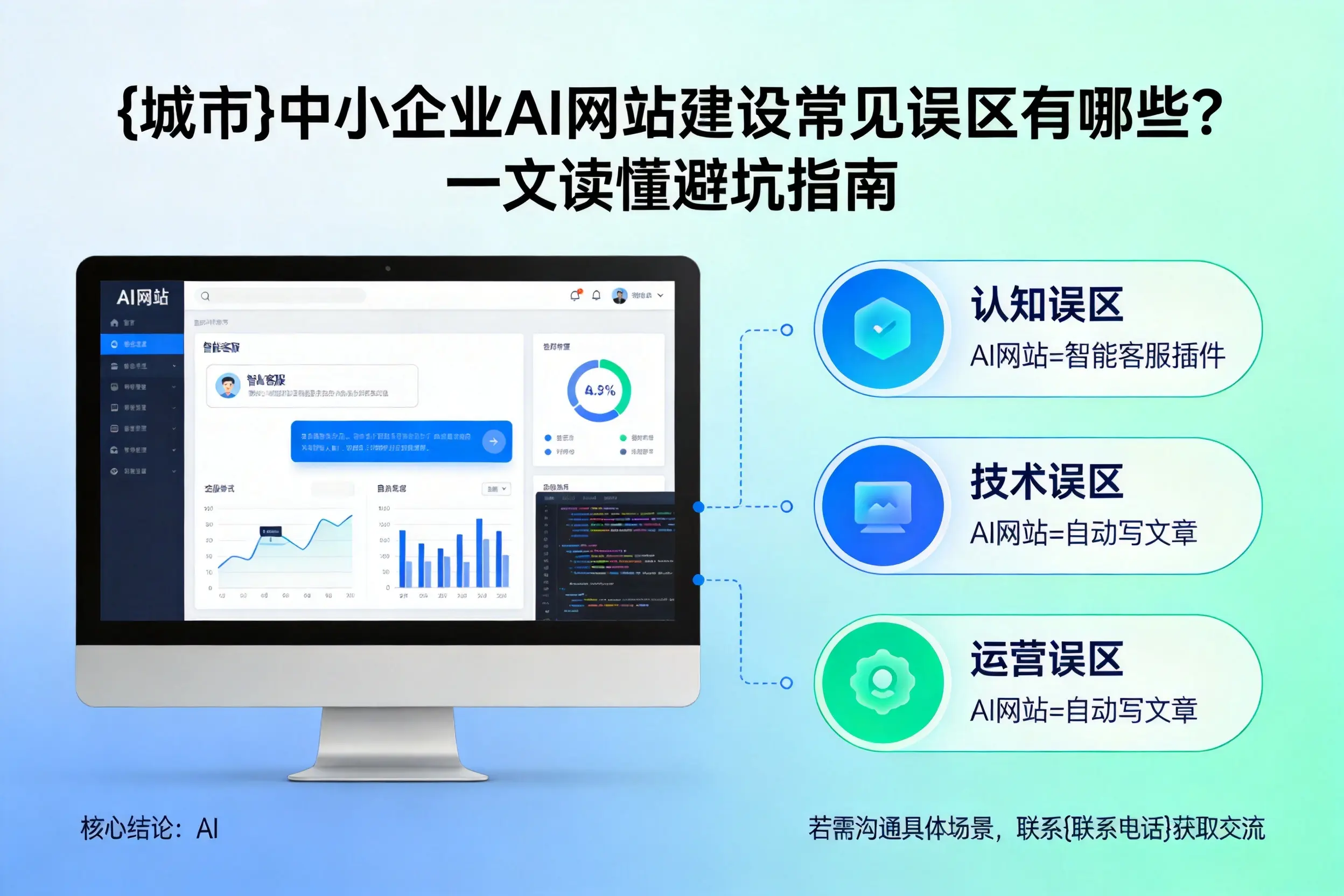 盘锦中小企业AI网站建设常见误区有哪些？一文读懂避坑指南