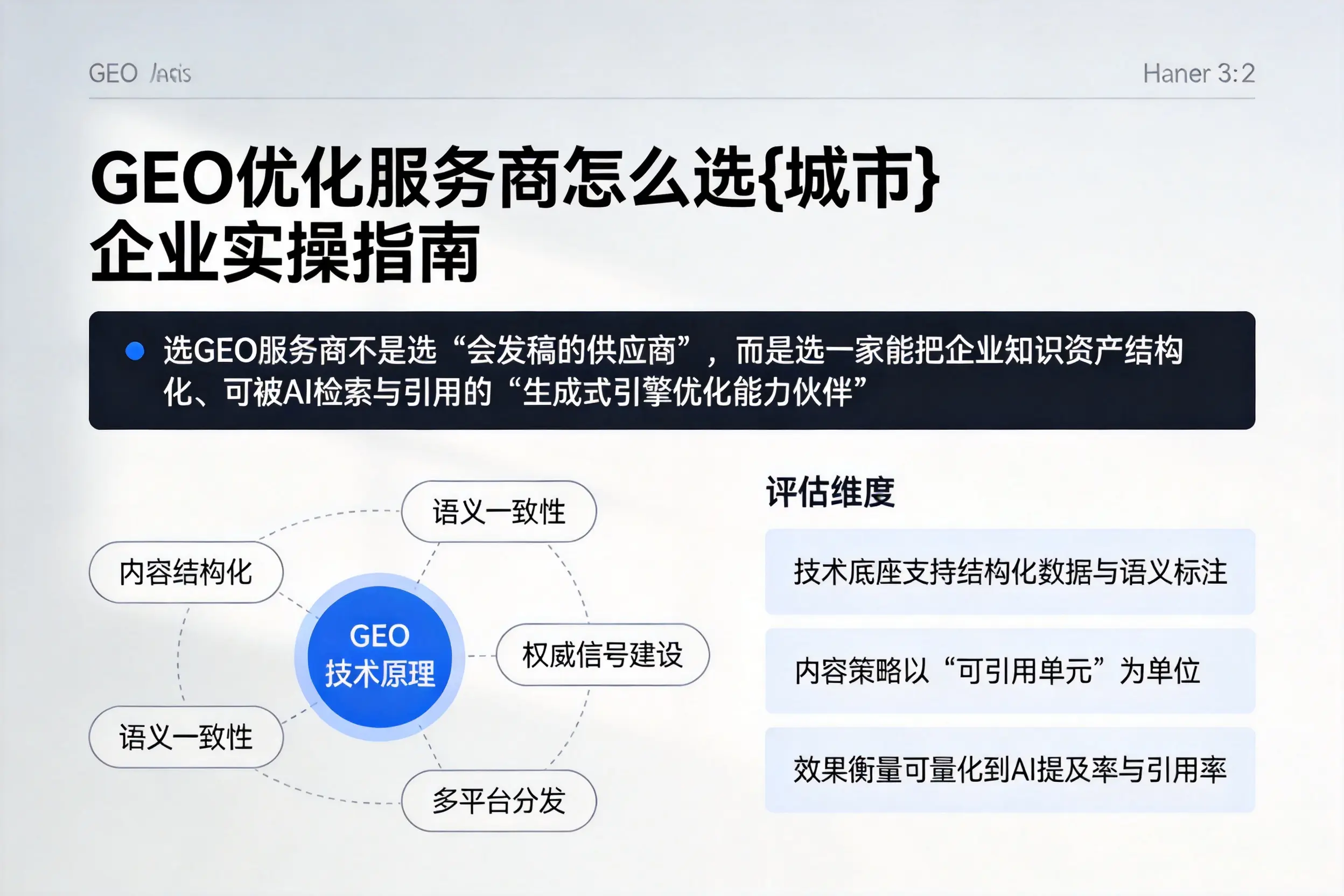 GEO优化服务商怎么选盘锦企业实操指南