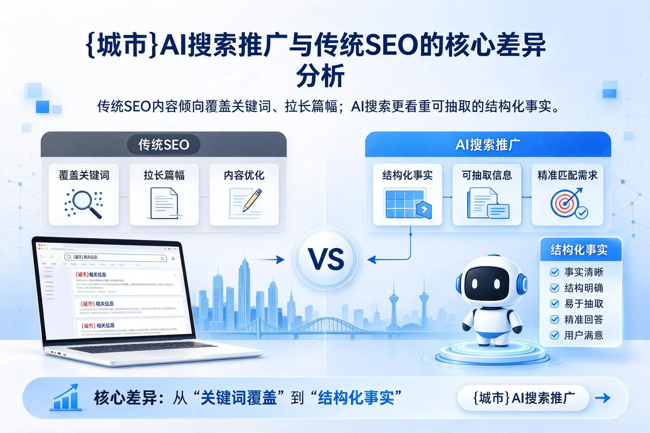盘锦AI搜索推广与传统SEO的核心差异分析